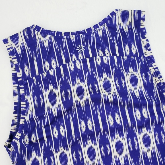 🚫SOLD🚫 Athleta Blue Ikat Rashguard 2 Pc Swim Set - Picture 5 of 8